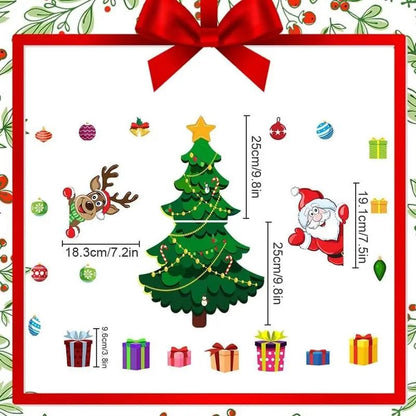 Christmas Refrigerator Magnets,Christmas Tree Magnets for Fridge Stickers