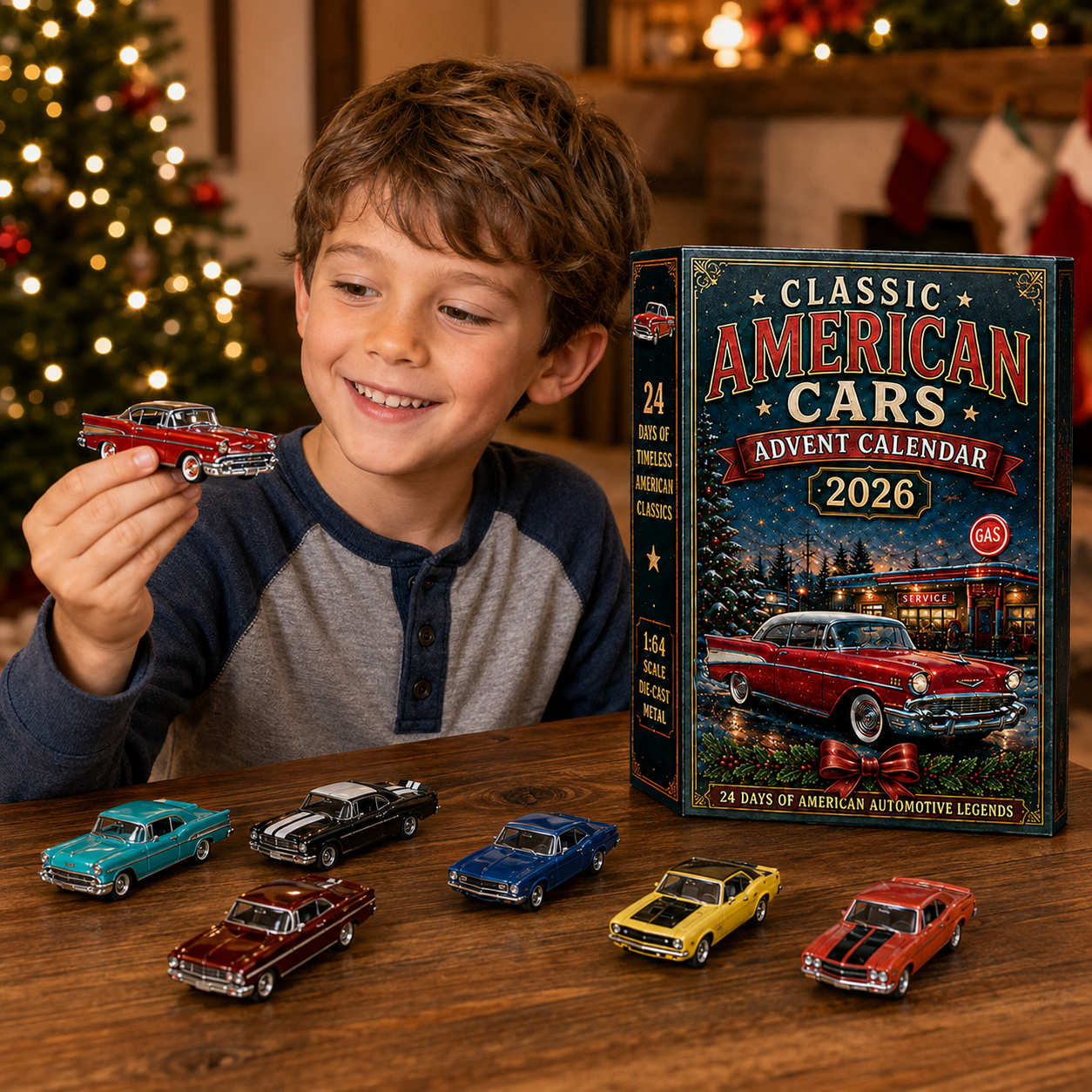 🚜🚗🎄 2026 Vehicle Advent Calendar Collection – 24 Days of Classic Machines, Trucks & Military Legends 🎁✨