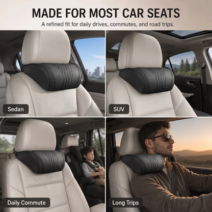 ⭐Premium Car Seat Headrest & Lumbar Support Cushion