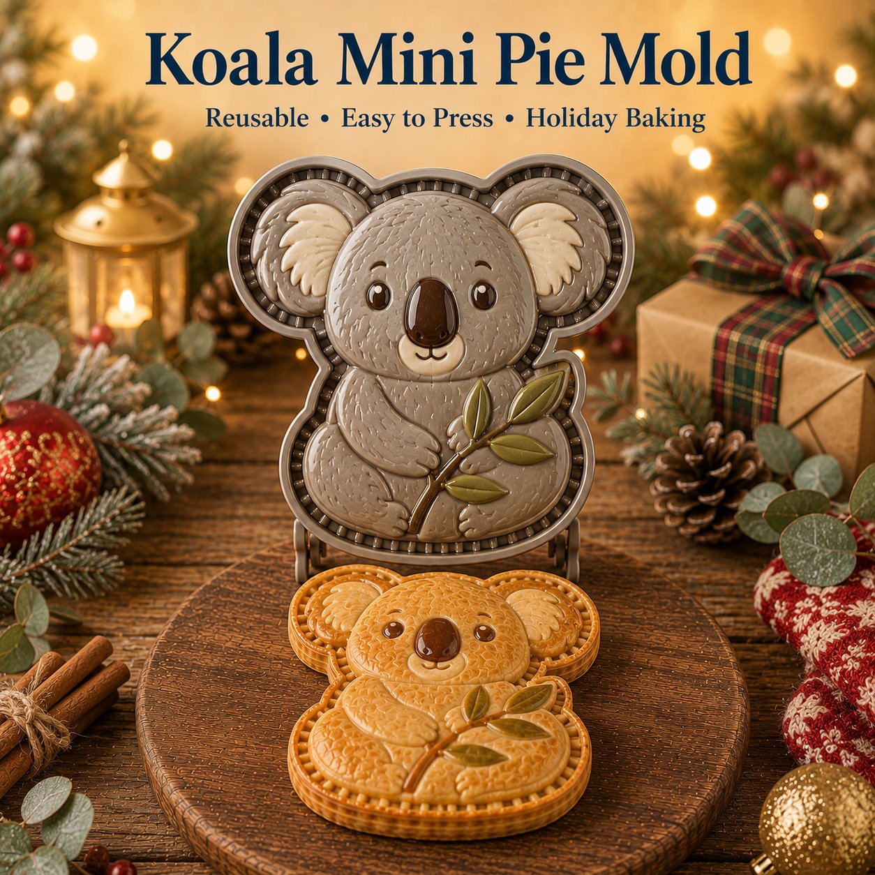 ⏳ Last Day 49% OFF – 🐾 8-Design Animal Mini Pie Mold Collection | Reusable Embossed Molds for Shaping Detailed Highland Cow, Hummingbird, Eagle, Koala & More 🥧✨