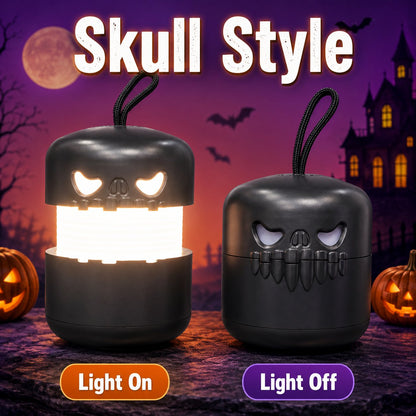 ⏳ Last Day 49% OFF – 🎃 Halloween Pull-Up Light-Up Lantern Collection | Collapsible Character Design with Glowing Center, Carry Loop & Compact Telescoping Body 👻✨