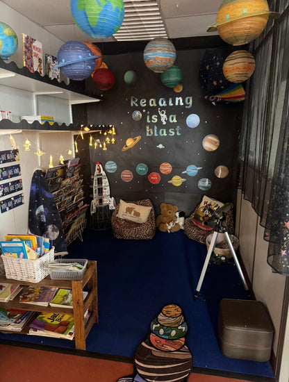 🪐 8-Piece Solar System Planet Paper Lantern Set – Outer Space Birthday Party Decorations