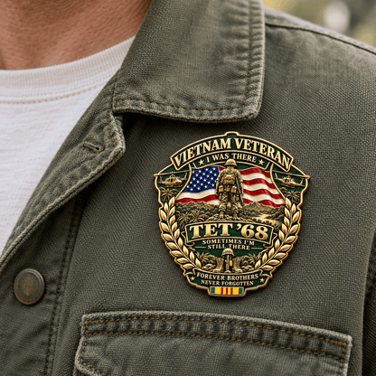 🇺🇸 Vietnam Veteran TET ’68 Commemorative Pin