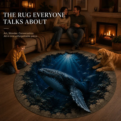🔥😍✈️ 50% OFF🌊Ocean Portal Illusion Rug - A Realistic 3D Ocean World Beneath Your Feet