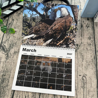 Jackie & Shadow 2027 Bald Eagle Wall Calendar