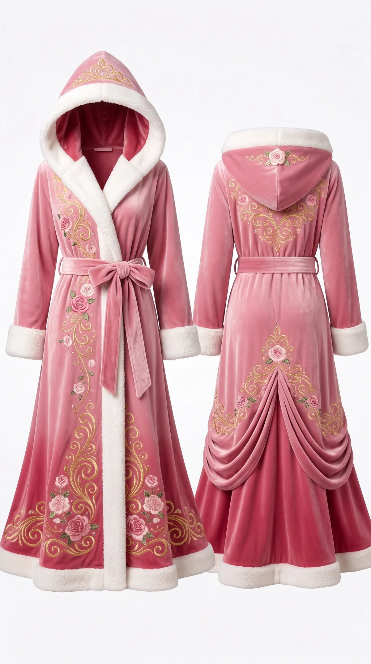 👑 CozyEverAfter™ Heated Princess Robe – Cozy warmth for cold days