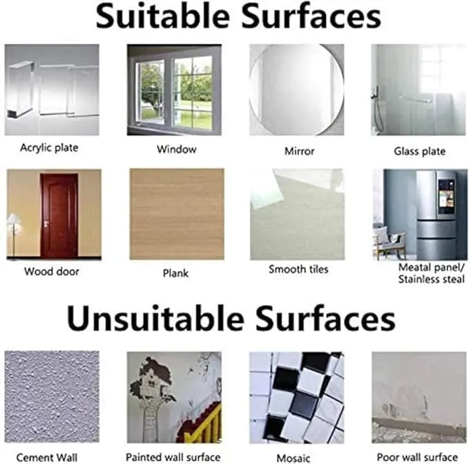 10/20-Pair Double-Sided Adhesive Wall Mounted Hooks