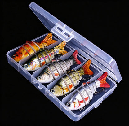 6-Segment Lifelike Fishing Lures🎣