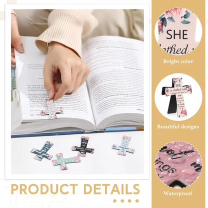 📖 Magnetic Cross Bookmarks ❤️ A Little Reminder of Faith, Every Time You Open Your Bible ✝️