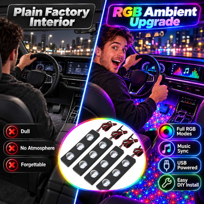 🚗Car Starry Ambient Lighting Kit