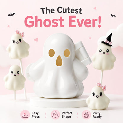 👻 Ghost Cake Pop Mold | Reusable Food-Safe Mold for Cute Spooky Treats, Parties & Creative Baking 🎃✨