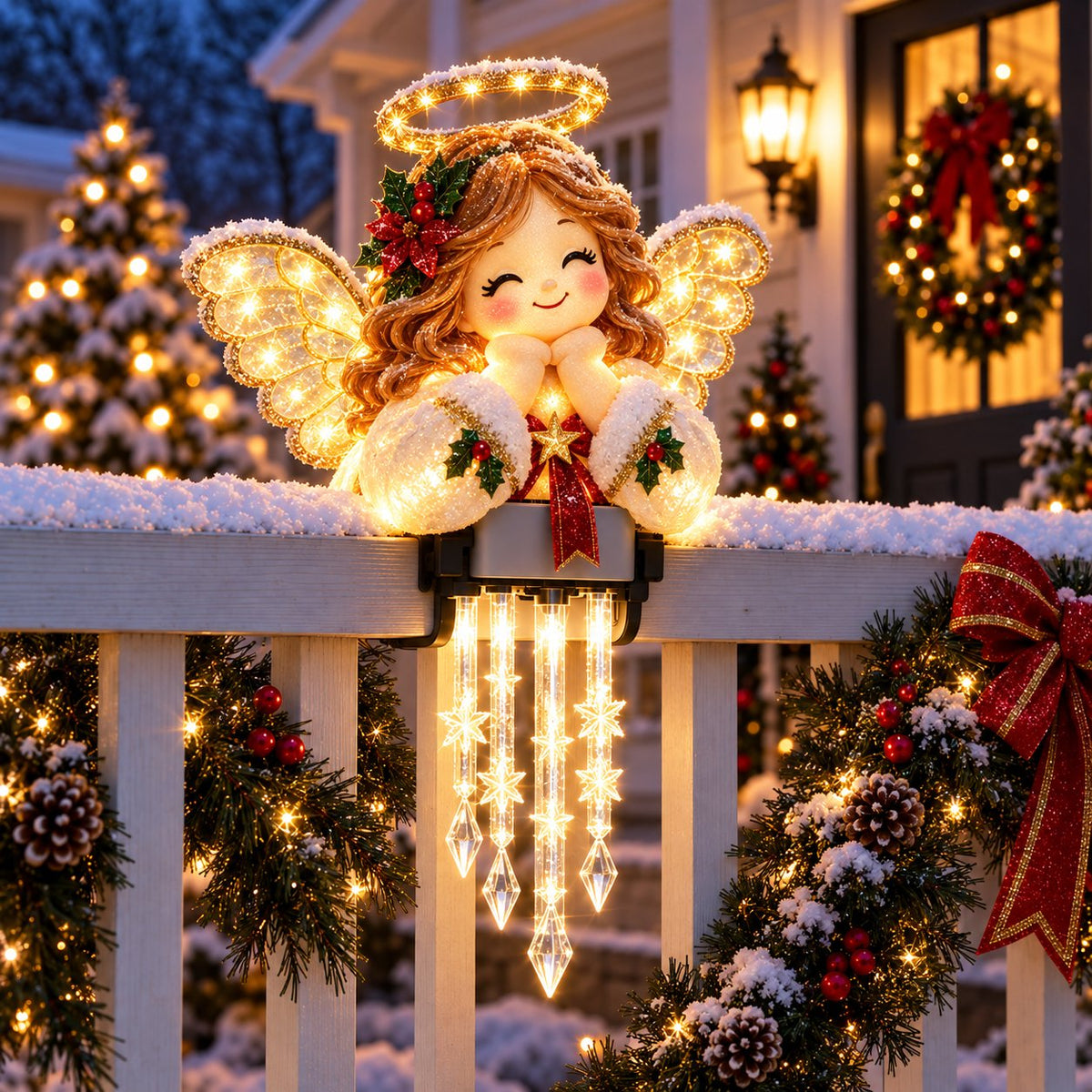 🎄Christmas Character Railing Lights😍