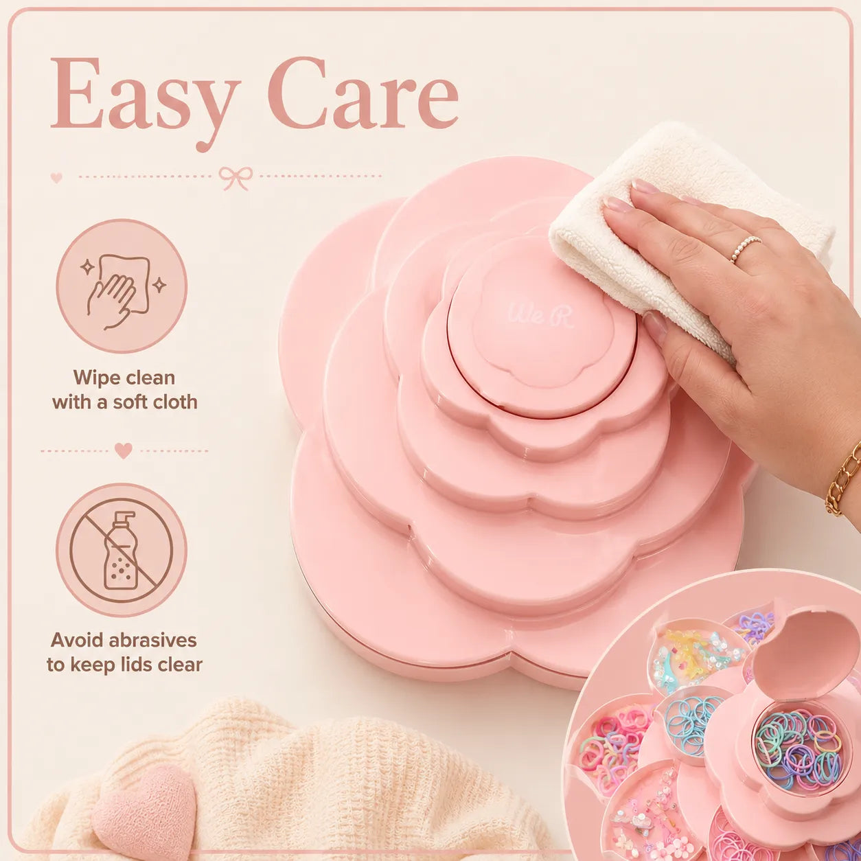 🎀Baby Hair Accessories Organizer Box