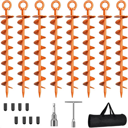Heavy Duty Spiral Ground Anchor Kit (FREE SHIPPING)