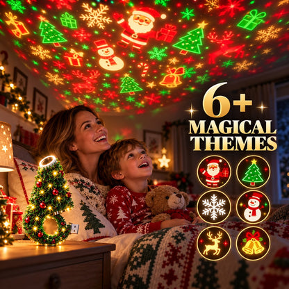 🎄Holiday Christmas Tree Projector Light✨