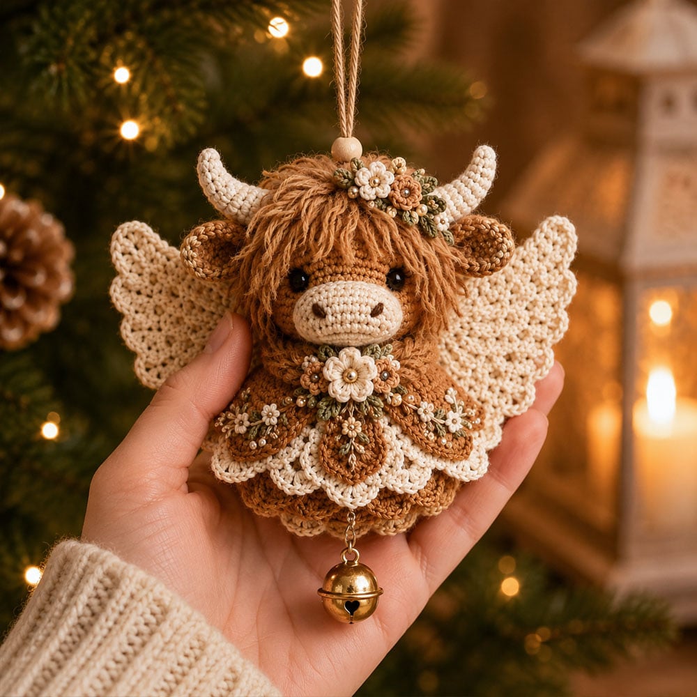 🔥Last Day 50% OFF 🪽 Animal Angel Crochet Ornament DIY Kit