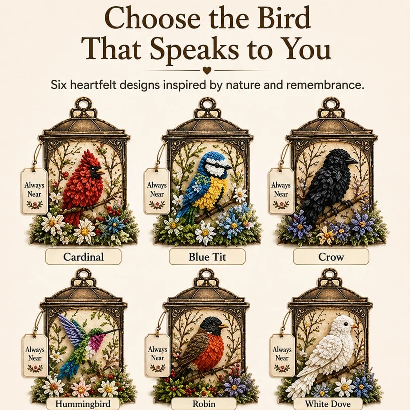 🔥LAST DAY 50% OFF - 🕊️ Always Near 3D Fabric Poke Art Memory Lantern Kit