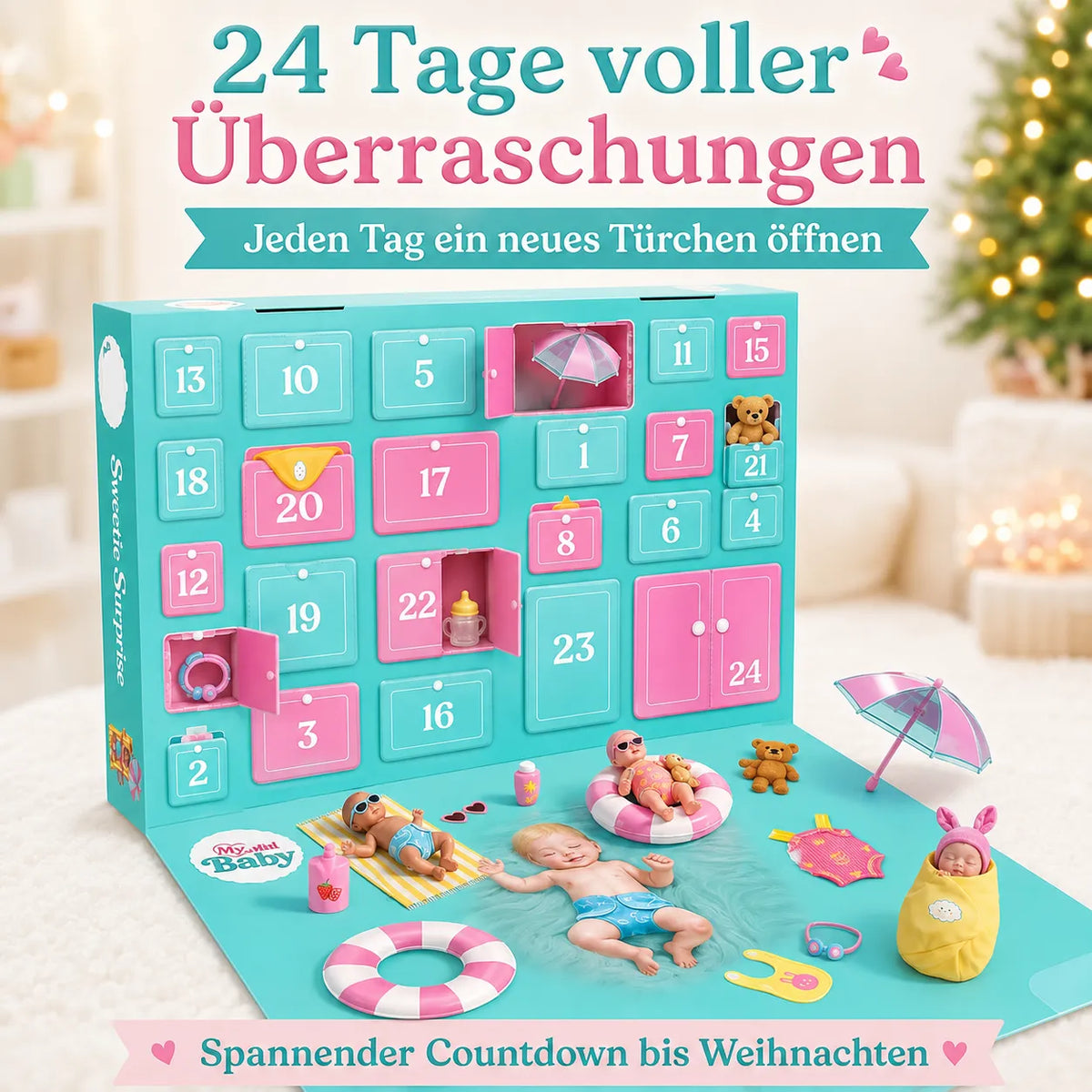 🎄 Mini-Baby Advent Calendar – Little surprises for every day