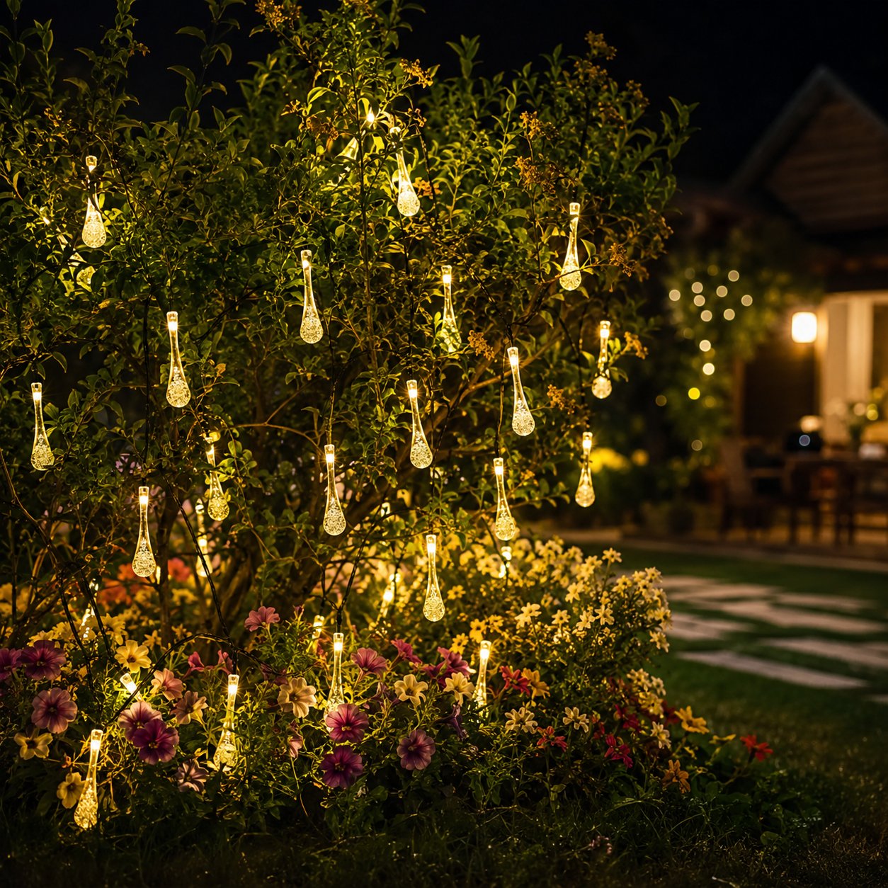 Battery‑powered Waterproof Fairy Lights | Bubble Design + Long‑Life Rechargeable Battery