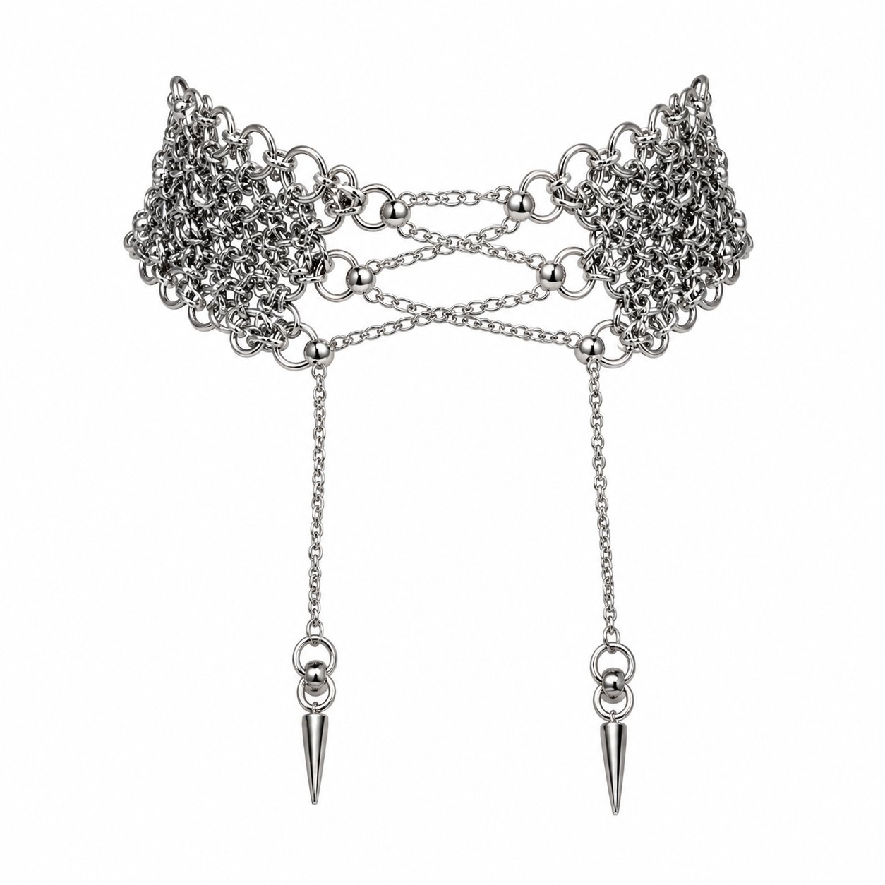 🔥Last Day 50% OFF - 🖤⛓️ Handmade Chainmail Neck Choker