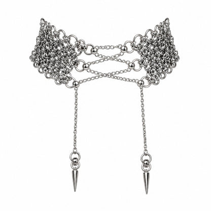 🔥Last Day 50% OFF - 🖤⛓️ Handmade Chainmail Neck Choker