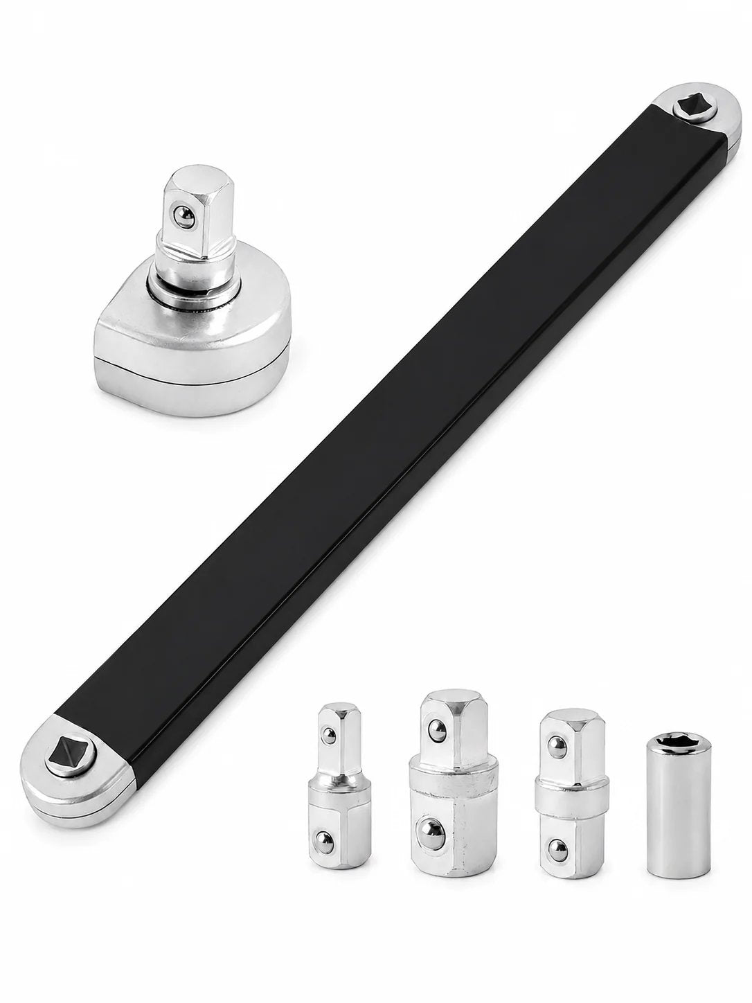 🎉🔧 Tool Deal ⚡ Impact-Ready Offset Wrench Extender with Universal Drive Adapters for Tight Spaces 🛠️