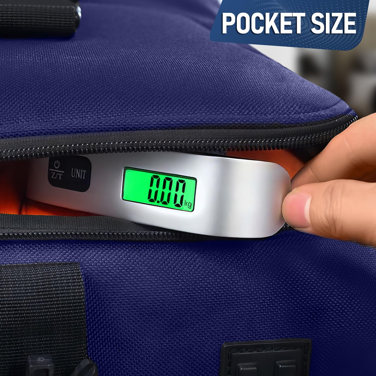 🧳 Portable Digital Luggage Scale | 110 lb Capacity