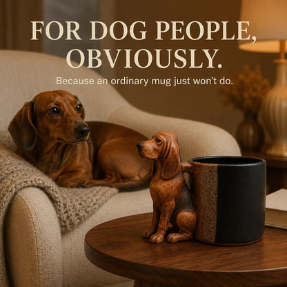 🐕Handmade Dachshund Mug