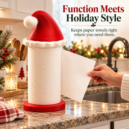 Santa Hat Christmas Paper Towel Holder