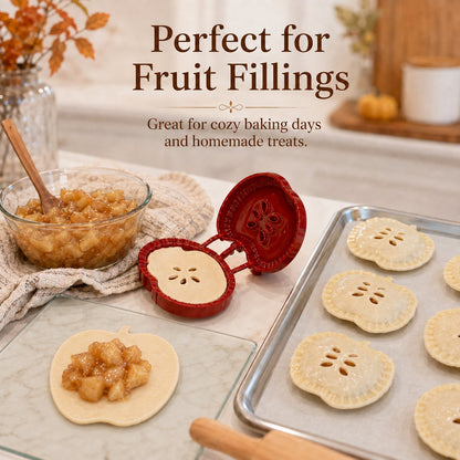 🥧 Beginner-Friendly Reusable Mini Hand Pie Press Mold | 6 Fun Shapes for Easy Filling, Shaping & Sealing of Homemade Pies and Pastries 🍎✨