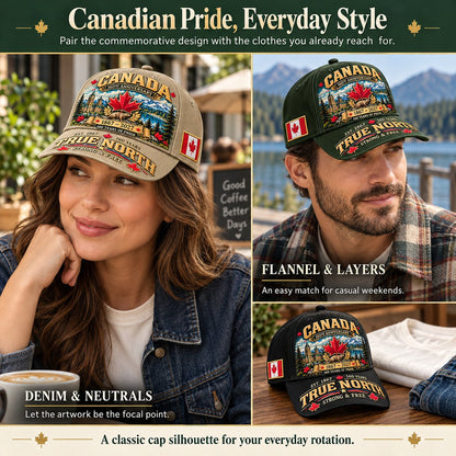 💝49% OFF - 🍁 Canada 160th Anniversary 1867–2027 – Premium Heritage Cap | Cotton-Poly Blend • Detailed Embroidery • Adjustable Fit 🇦🇺