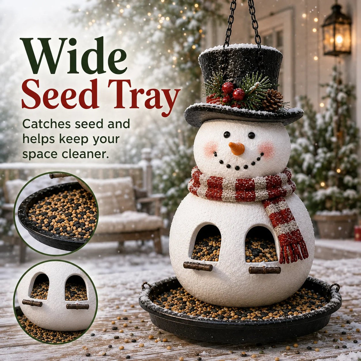 🎄 Christmas Bird Feeder Collectio – Festive Hanging Garden Feeders for Wild Birds