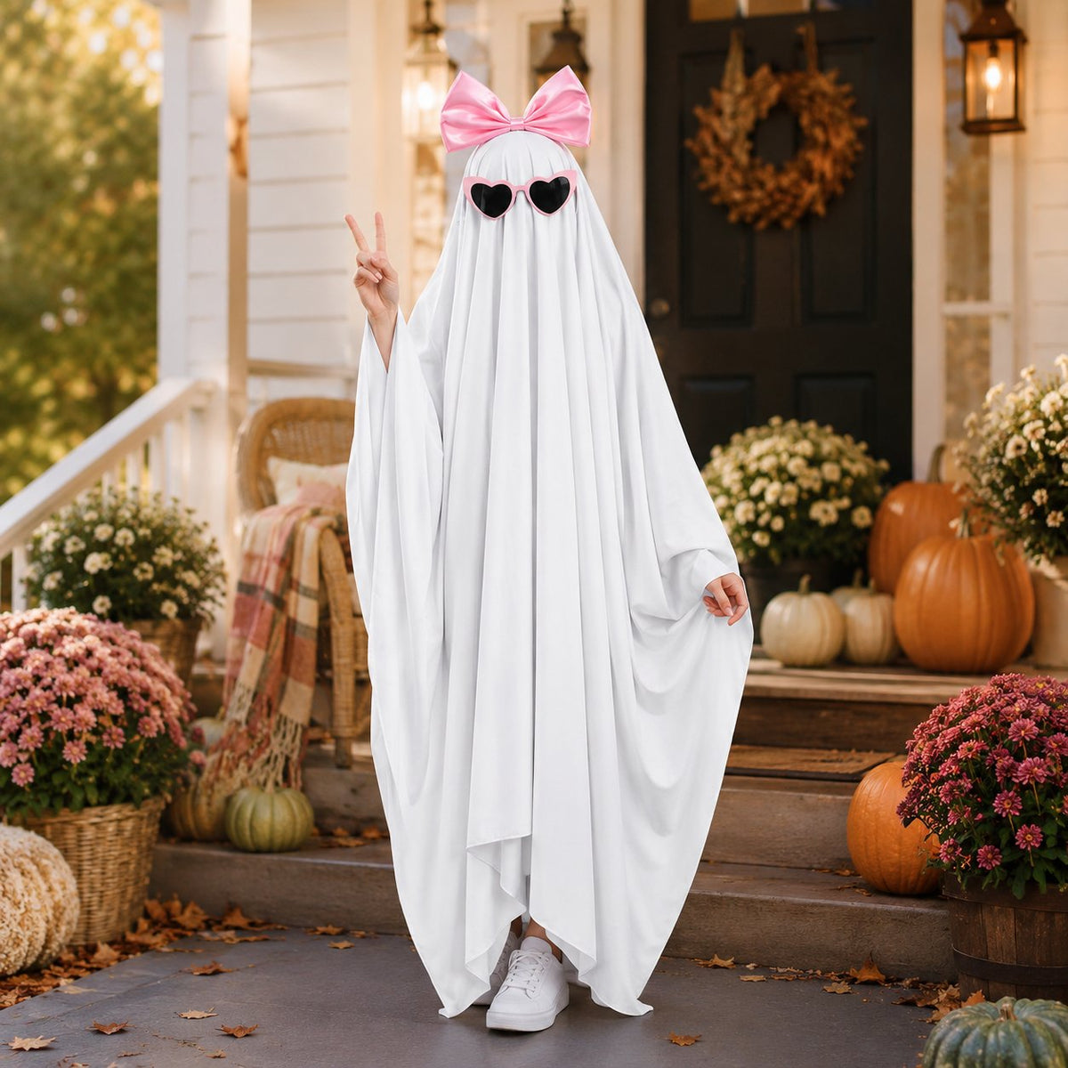 👻 The Viral Sheet Ghost Costume Set: Zero Effort, Maximum Spooky Vibe. ✨