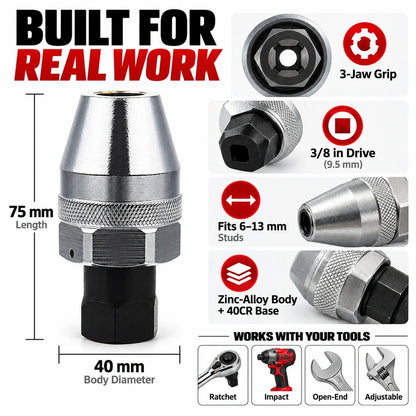 RAYSDEX Impact Stud Extractor – 6–12mm