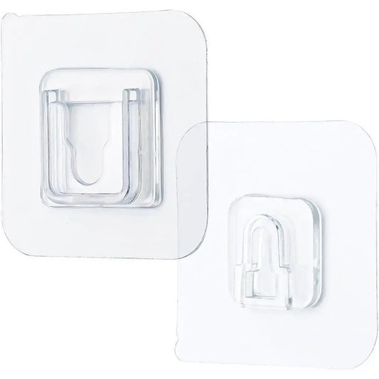 10/20-Pair Double-Sided Adhesive Wall Mounted Hooks
