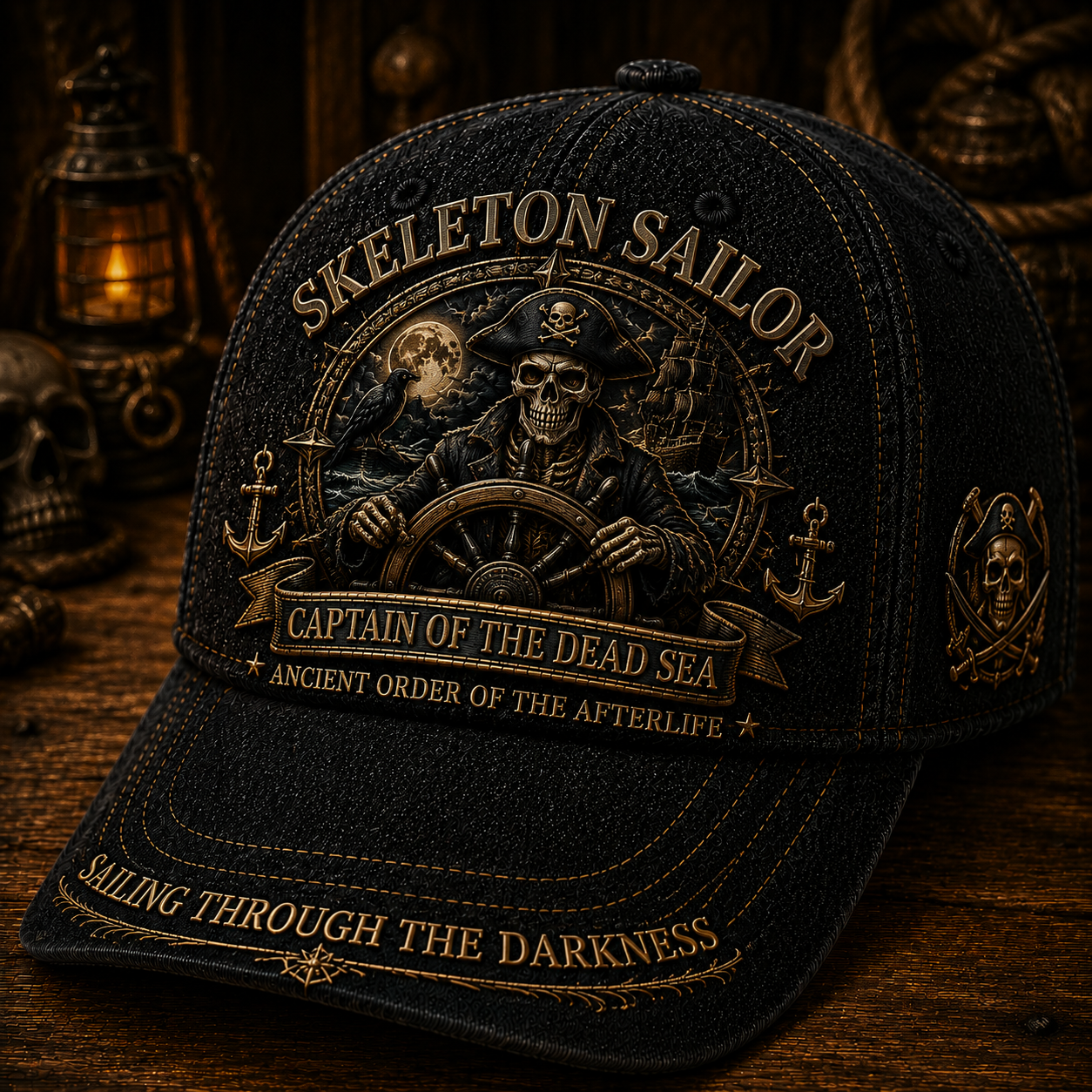 💀 SKELETON SAILOR — Captain Of The Dead Sea Limited Edition Hat