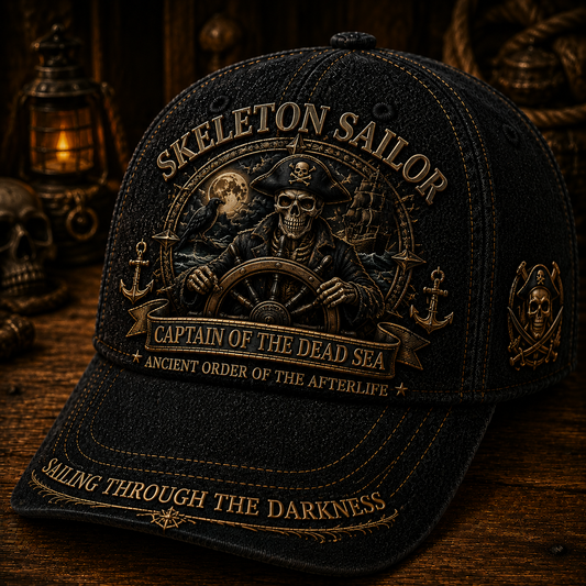 💀 SKELETON SAILOR — Captain Of The Dead Sea Limited Edition Hat