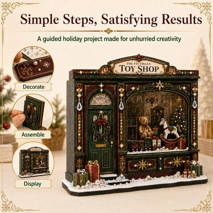 Victorian Toy Shop DIY Craft Kit – Christmas Miniature Decor
