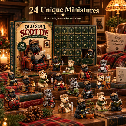 Old Soul Scottie Advent Calendar – 24 Scottish Terrier Miniatures