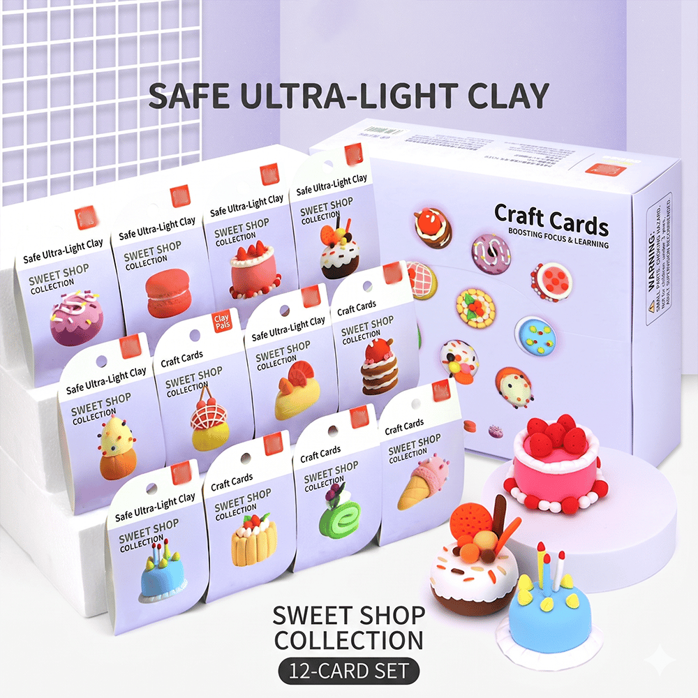 🎨 Air-Dry Clay Kit for Kids