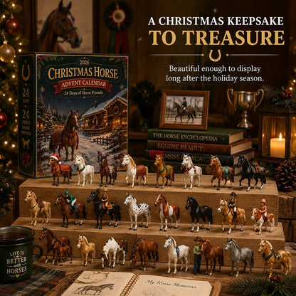 🐴 Christmas Horse Advent Calendar--24 Days of Horse Friends & Holiday Memories 🎄