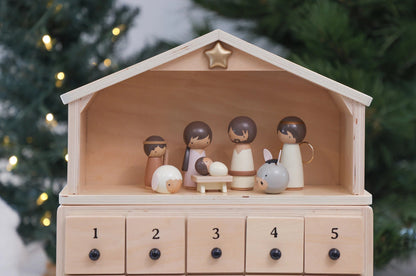 🔥[Official Licensed] ✝Nativity Advent Calendar 2026 – Christmas Countdown with Nativity Figures