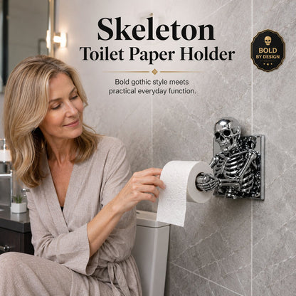 Skeleton Toilet Paper Holder