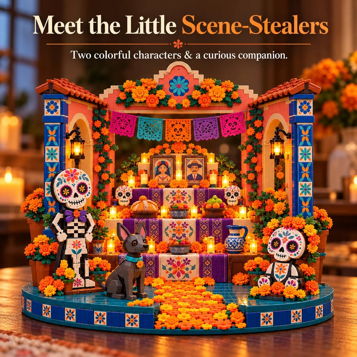 🌼 Día de los Muertos Ofrenda Building Set – A Colorful Celebration of Life & Memories