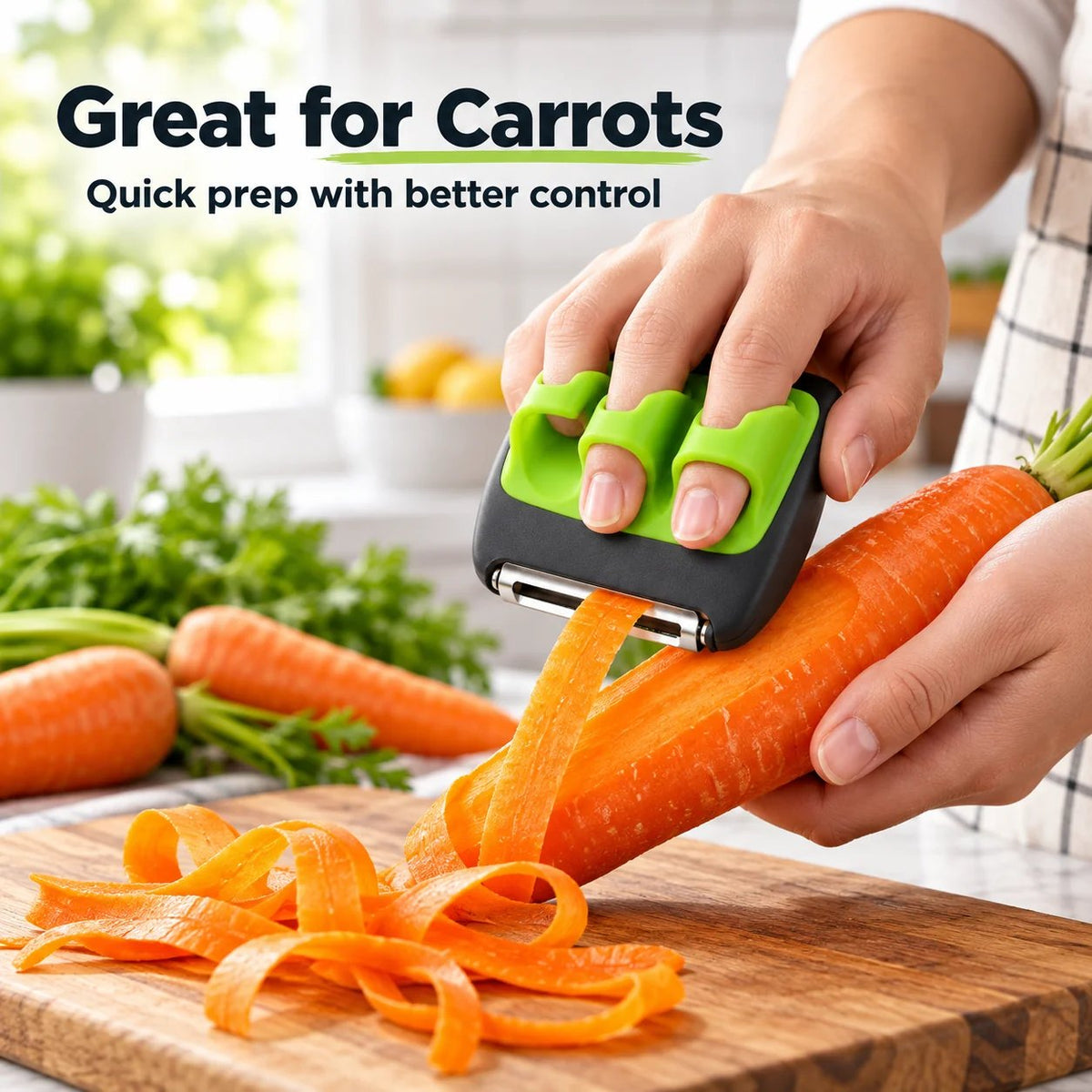 🔥 Buy 1 Get 1 Free: 2-Pack Handheld Vegetable Peelers