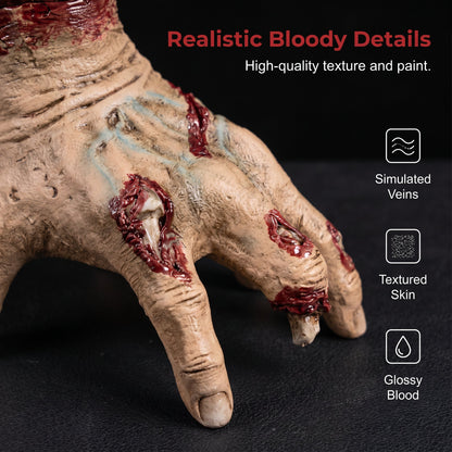 👁️ Realistic Crawling Hand Halloween Animated Prop