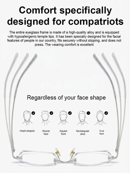 🔥🎁[Co-Created by Designers]Gypsophila Smart Zoom and Color-Changing Reading Glasses
