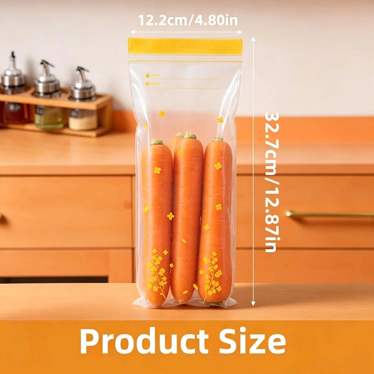 15PCS double-seal reusable produce storage pouches – product image 12