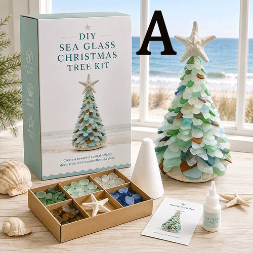 🔥49% Off Last Day - BUY 3 GET 1 FREE🎄DIY Sea Glass Christmas Tree Kit