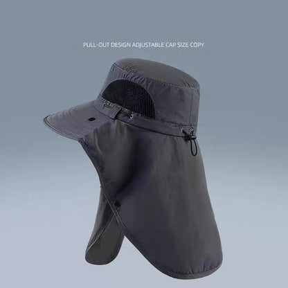 🎁Buy 1 Get 1 Free - Spring/Summer Fisherman's Hat Detachable Outdoor Fishing Face Covering Neck Protection